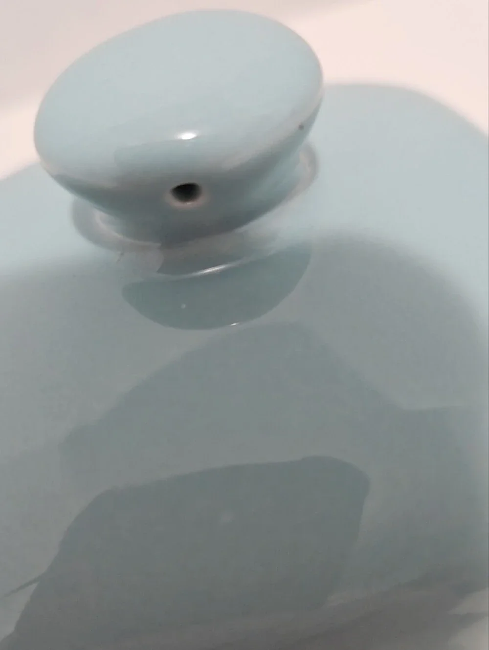 Blue Ceramic Butter Dish with Lid - Brand